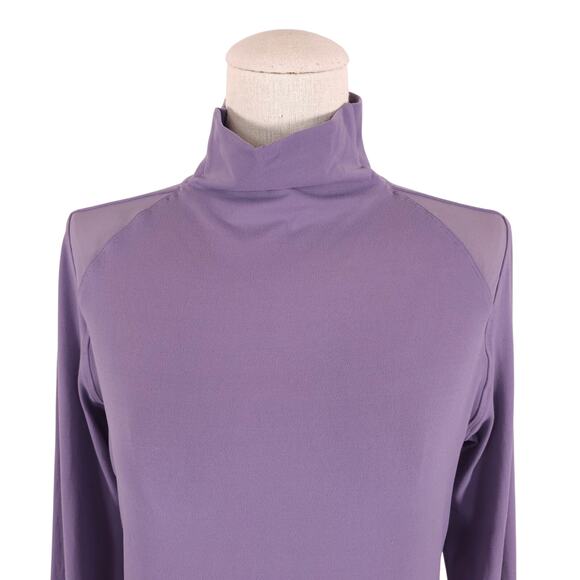 Lululemon Ethereal Mock Neck Purple Quartz Sz 8 - Picture 5 of 6